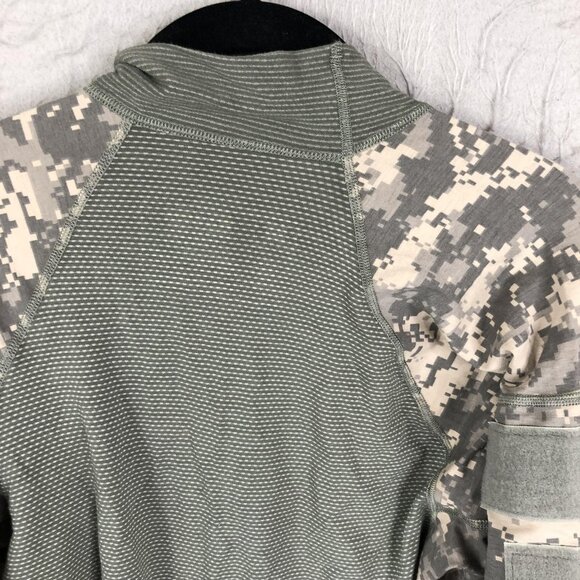 Massif Army Combat Shirt Mens Medium Camo Flame Resistant Tactical Military - Picture 13 of 13
